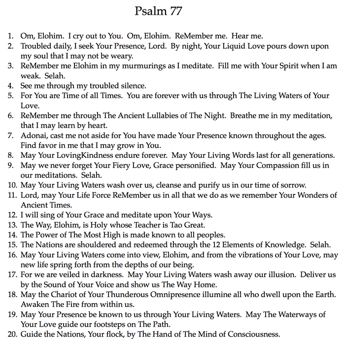Psalm-77